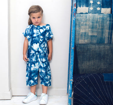 KIDS LUCA ROMPER Monster Shibori